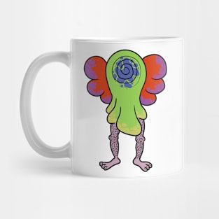 Psychedelic man-fairy Mug